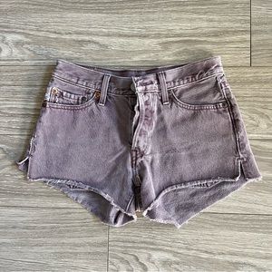 Levis 501 denim shorts